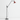 Luminária de Piso Coluna Moderna Minimalista Articulada Tater