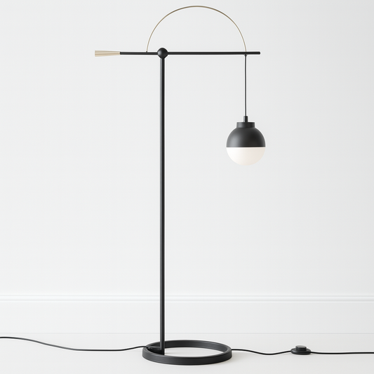 Luminária de Piso Coluna Moderna Minimalista Ping