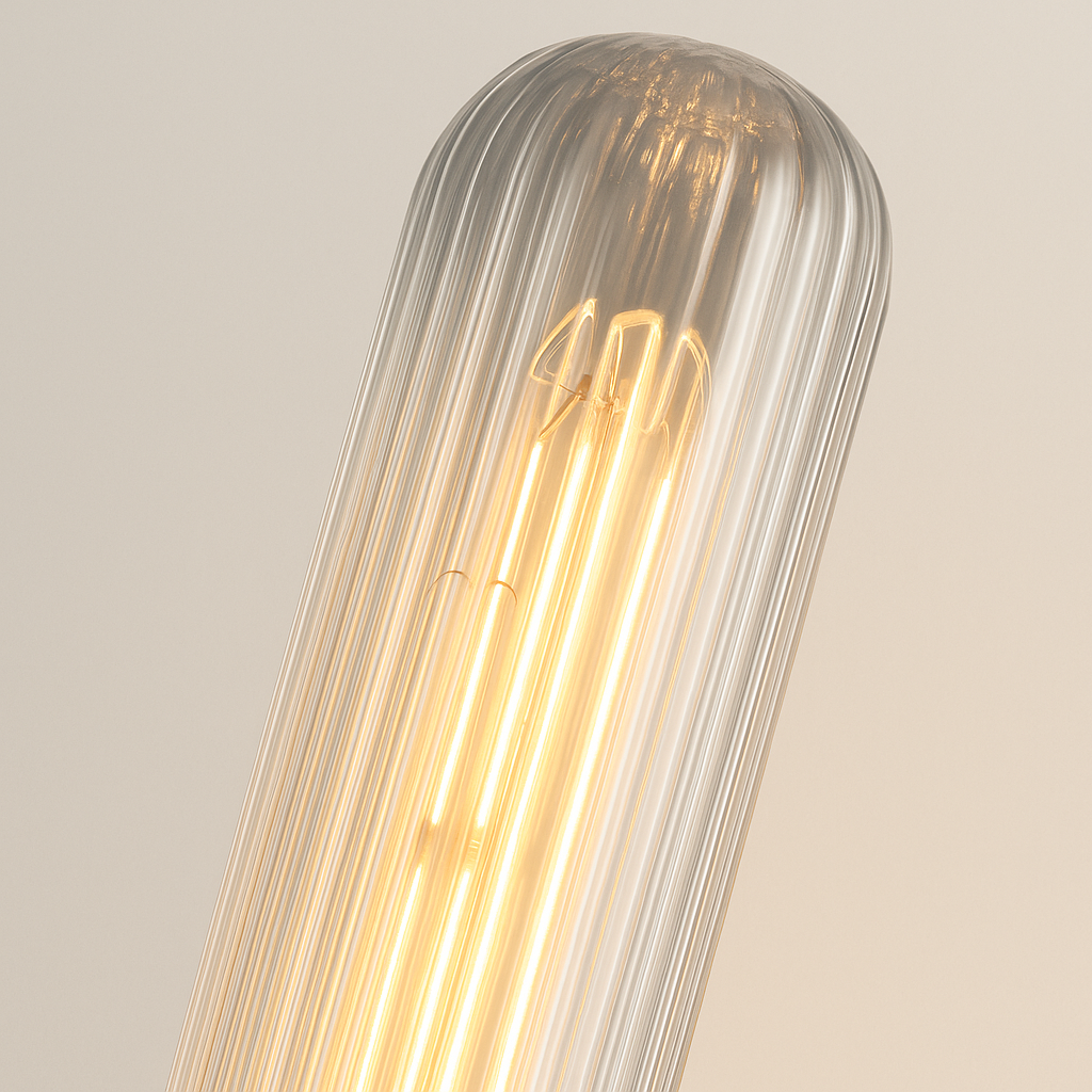 Luminária Arandela Moderna Minimalista Metal Vidro Kienda