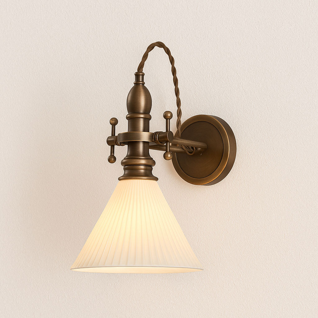 Luminária Arandela Moderna Minimalista Vidro Metal Ganz