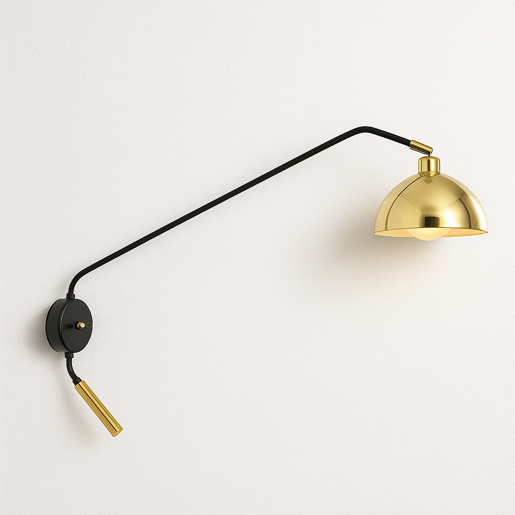 Luminária Arandela Moderna Minimalista Articulada Akin