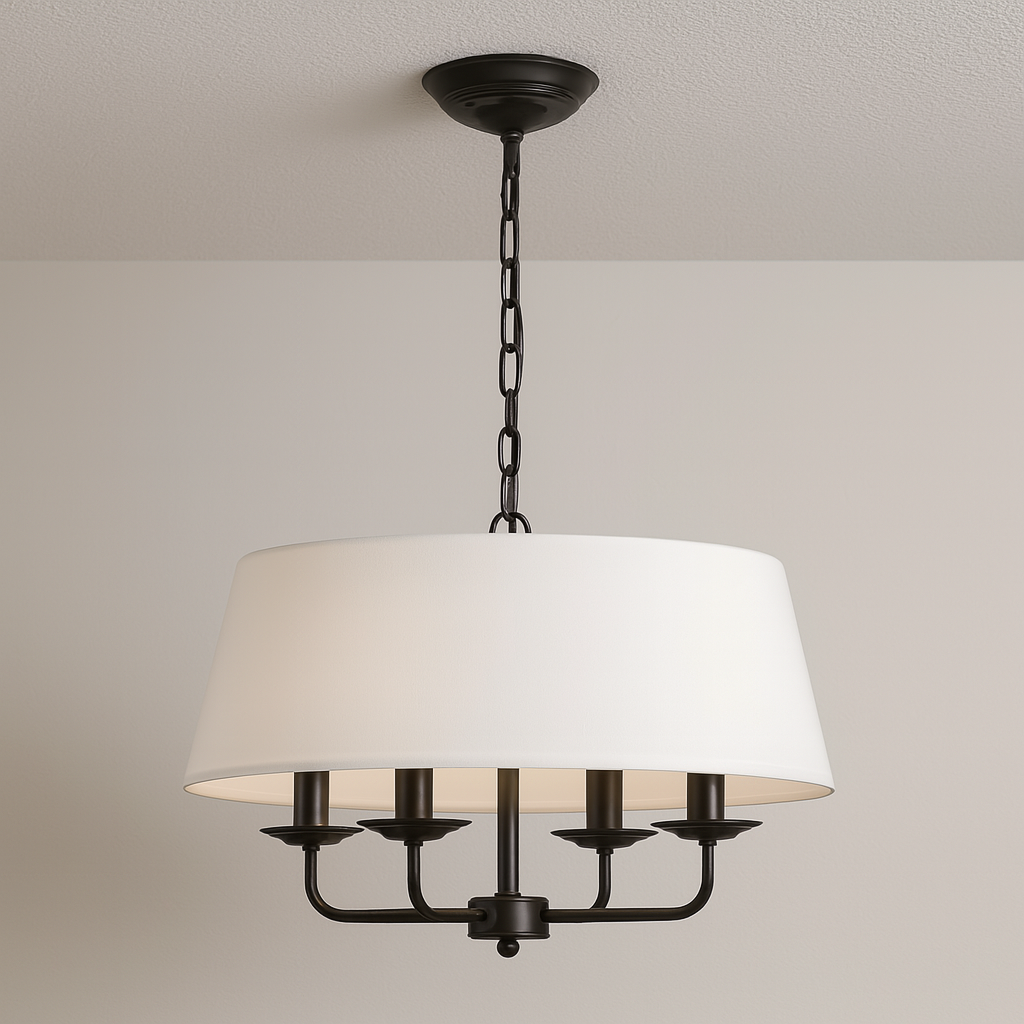 Luminária Pendente Moderna Clássica Metal Cúpula Lumo
