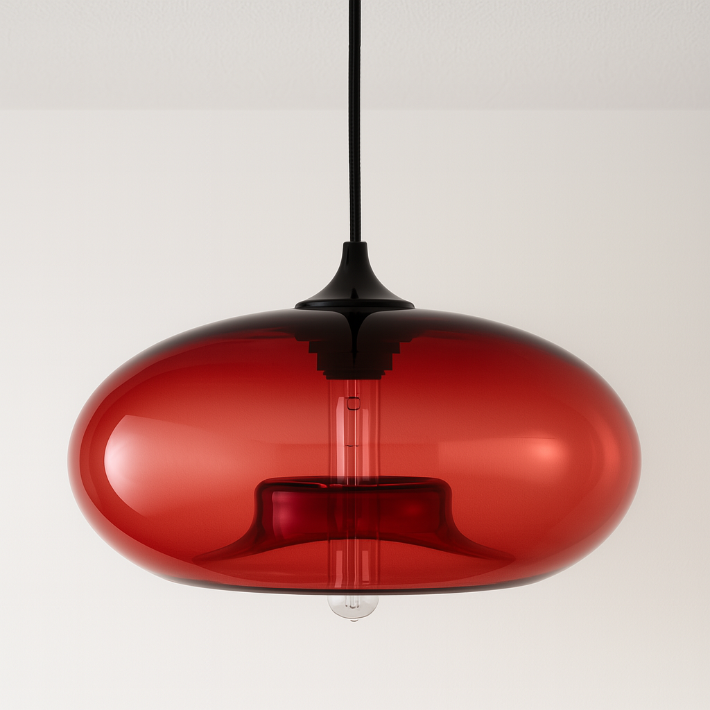 Luminária Pendente Moderna Minimalista Metal Vidro Scoop