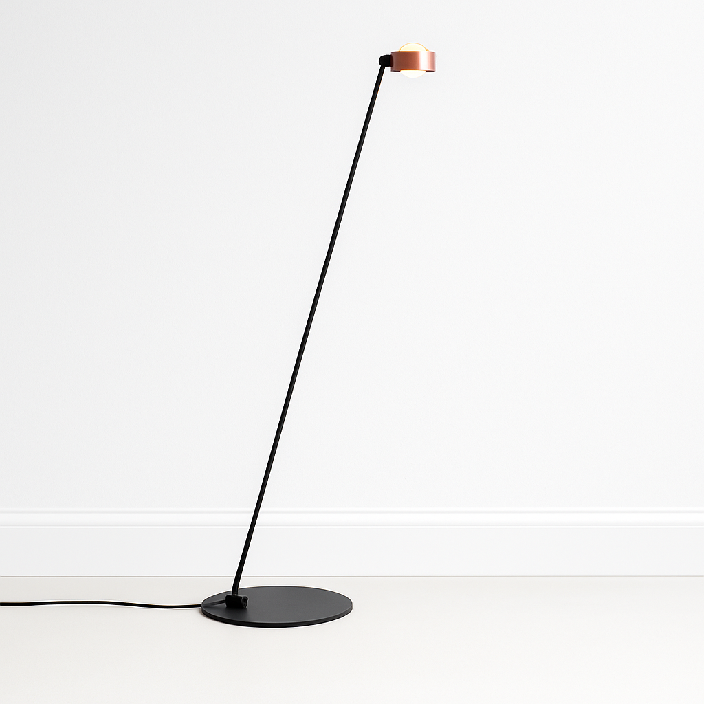 Luminária de Piso Moderna Minimalista Metal Koba