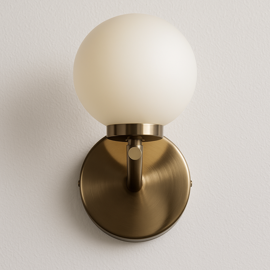 Luminária Arandela Moderna Minimalista Globo Bola Vidro Anew