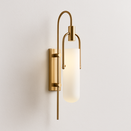 Luminária Arandela Moderna Minimalista LED Metal Sagi Gold