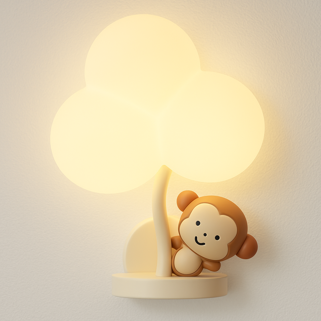 Luminária Arandela Moderna Infantil LED Acrílico Tree Lumi