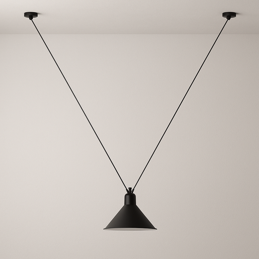 Luminária Pendente Moderna Minimalista Industrial Metal Vega