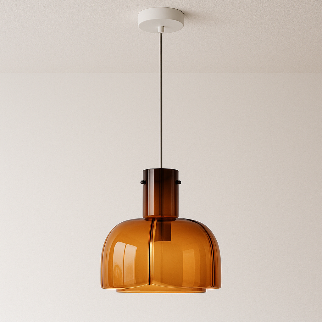 Luminária Pendente Moderna Minimalista Vidro Luma