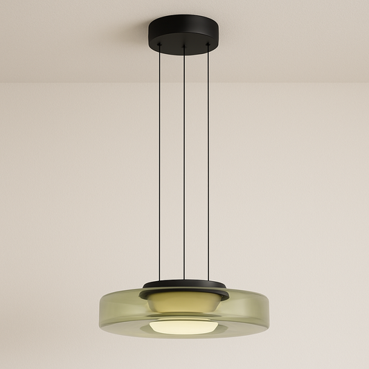 Luminária Pendente Moderna Minimalista Vidro LED Clove