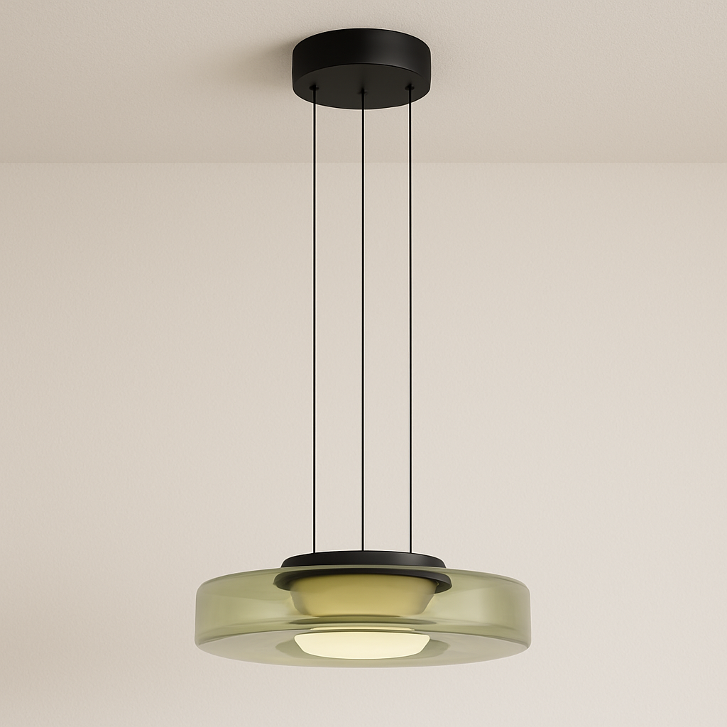 Luminária Pendente Moderna Minimalista Vidro LED Clove