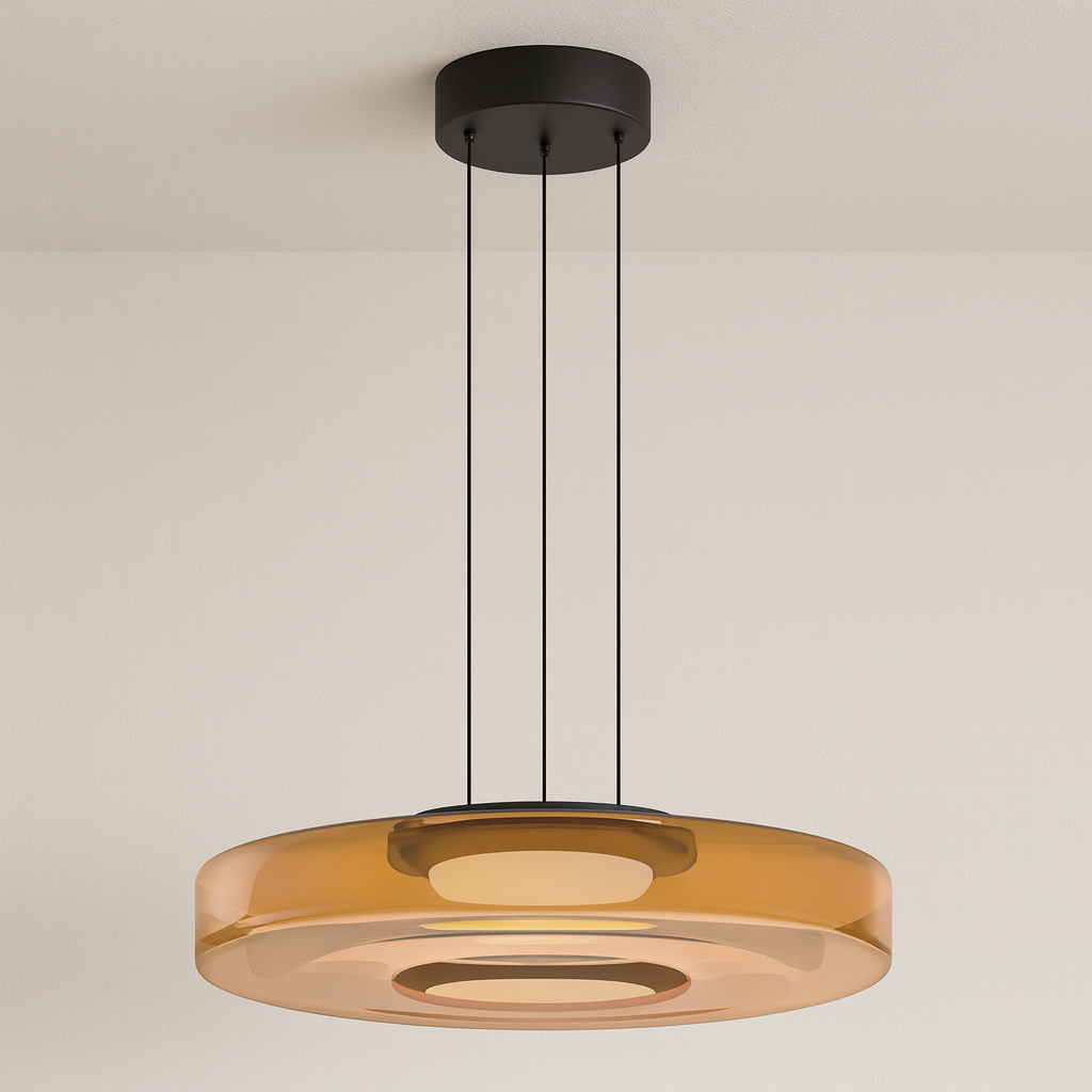 Luminária Pendente Moderna Minimalista Vidro LED Clove