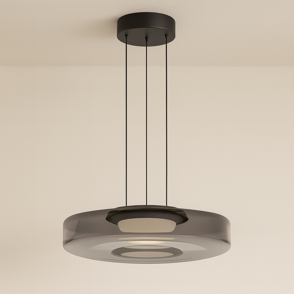 Luminária Pendente Moderna Minimalista Vidro LED Clove