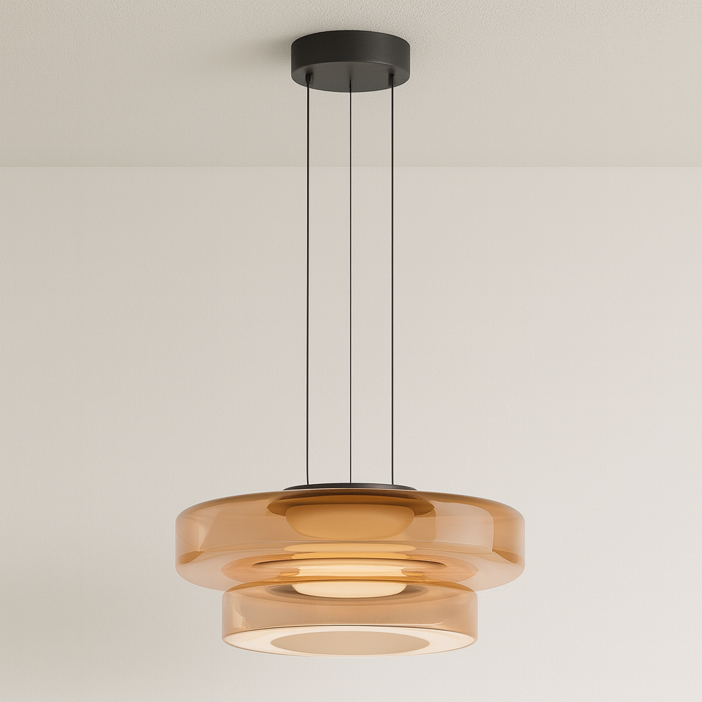 Luminária Pendente Moderna Minimalista Vidro LED Clove