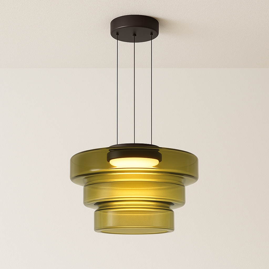 Luminária Pendente Moderna Minimalista Vidro LED Clove
