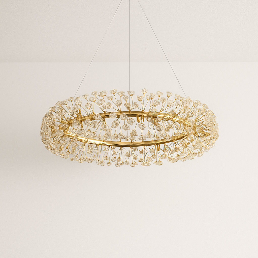 Luminária Pendente Moderna Minimalista Vidro Metal Chour