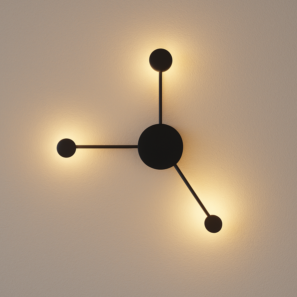 Luminária Arandela Moderna Minimalista Metal LED Wind
