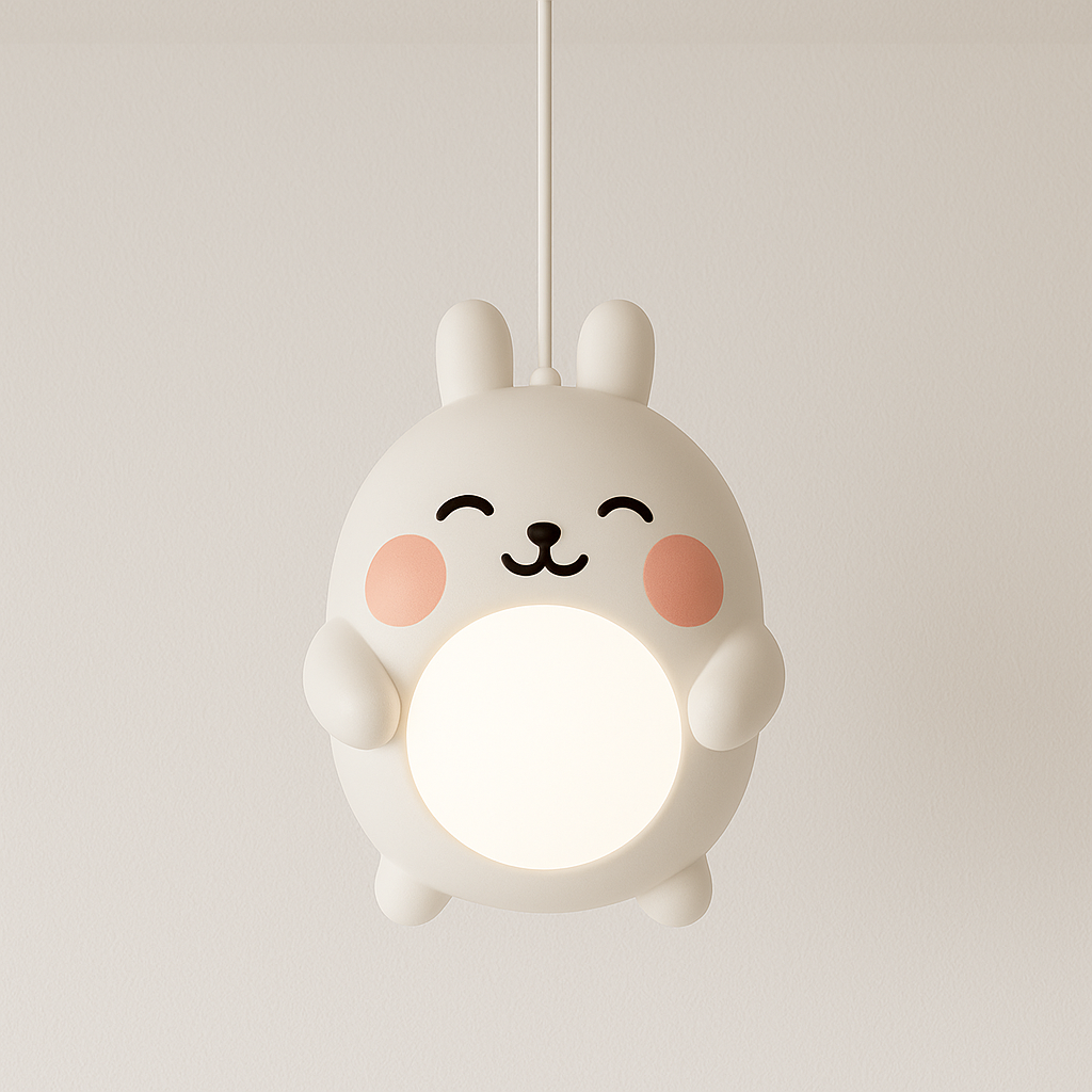 Luminária Pendente Moderna Infantil Resina Funny Kids