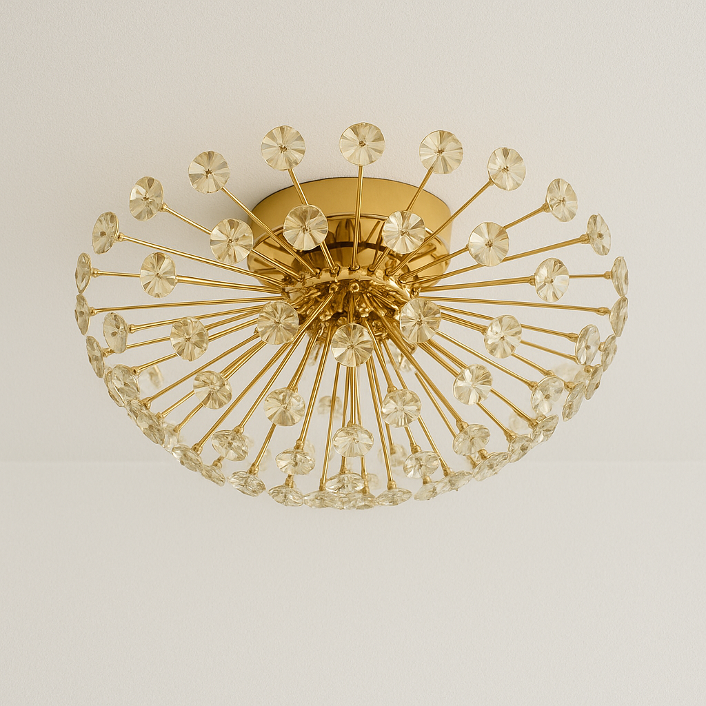 Luminária Plafon Moderna Minimalista Vidro Metal Lemonder