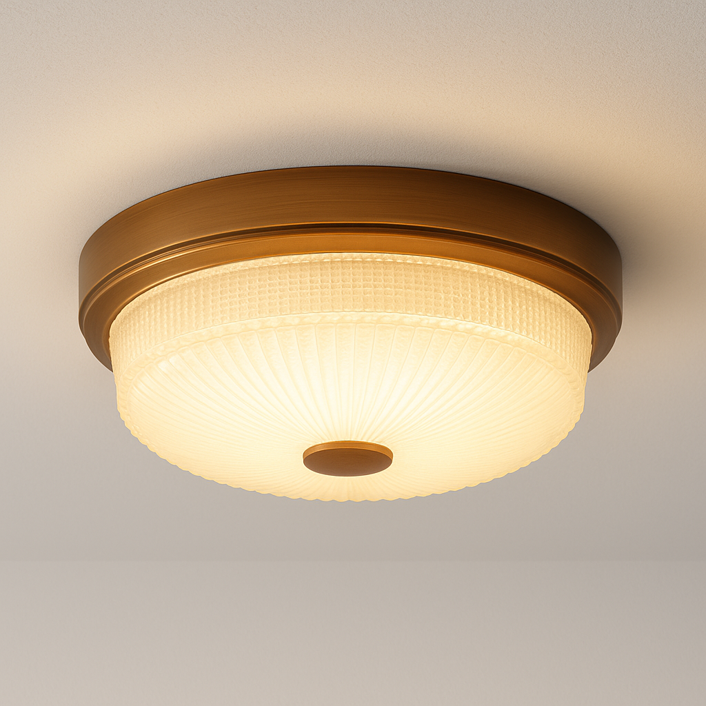 Luminária Plafon Moderna Minimalista Vidro Metal Gartare