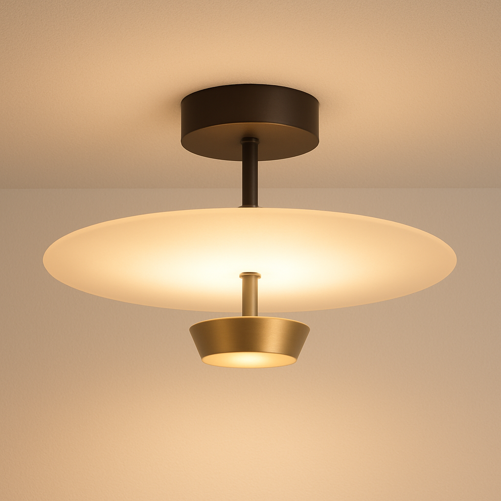 Luminária Plafon Moderna Minimalista LED Acrílico Sodan