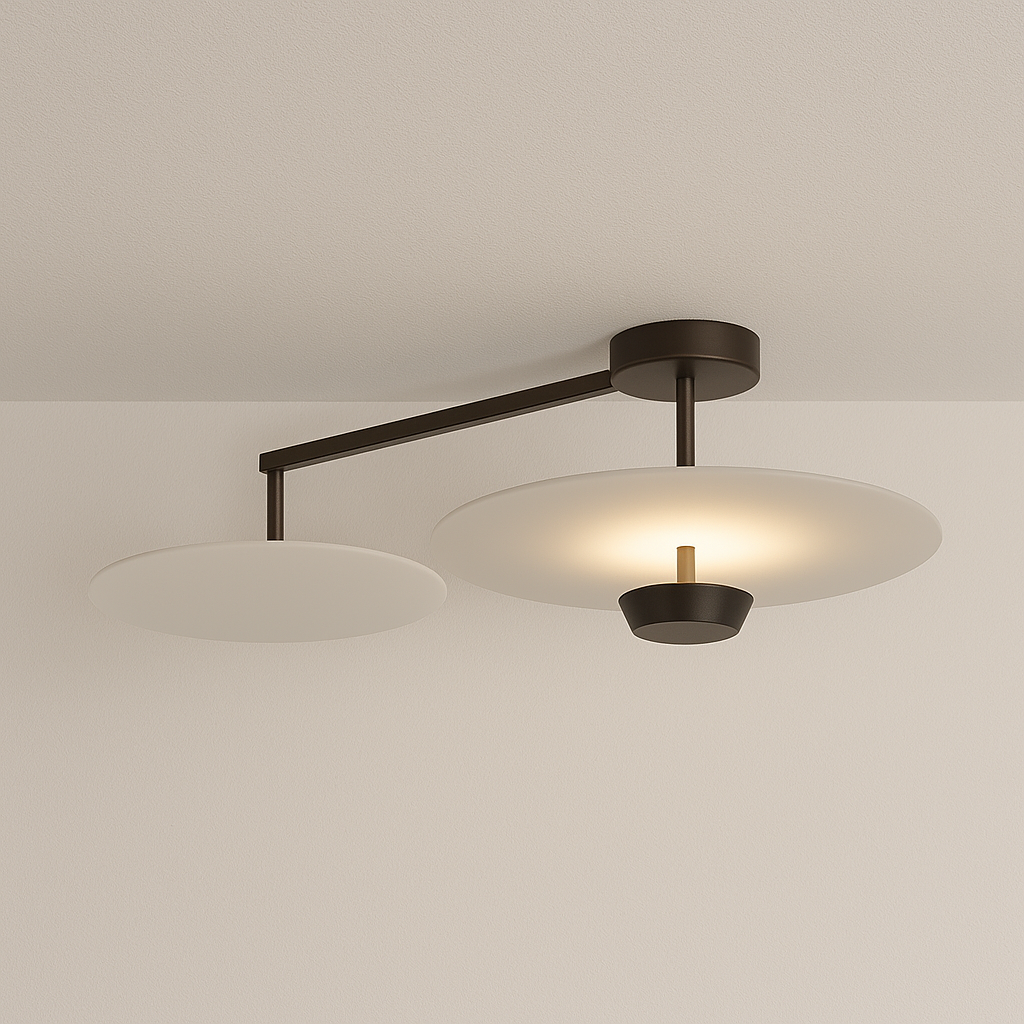 Luminária Plafon Moderna Minimalista LED Acrílico Sodan