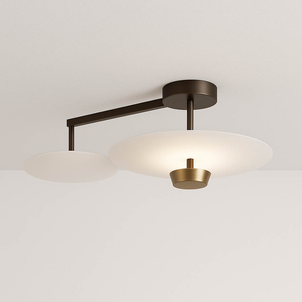 Luminária Plafon Moderna Minimalista LED Acrílico Sodan