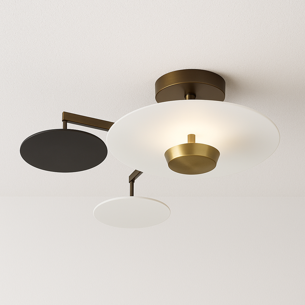 Luminária Plafon Moderna Minimalista LED Acrílico Sodan