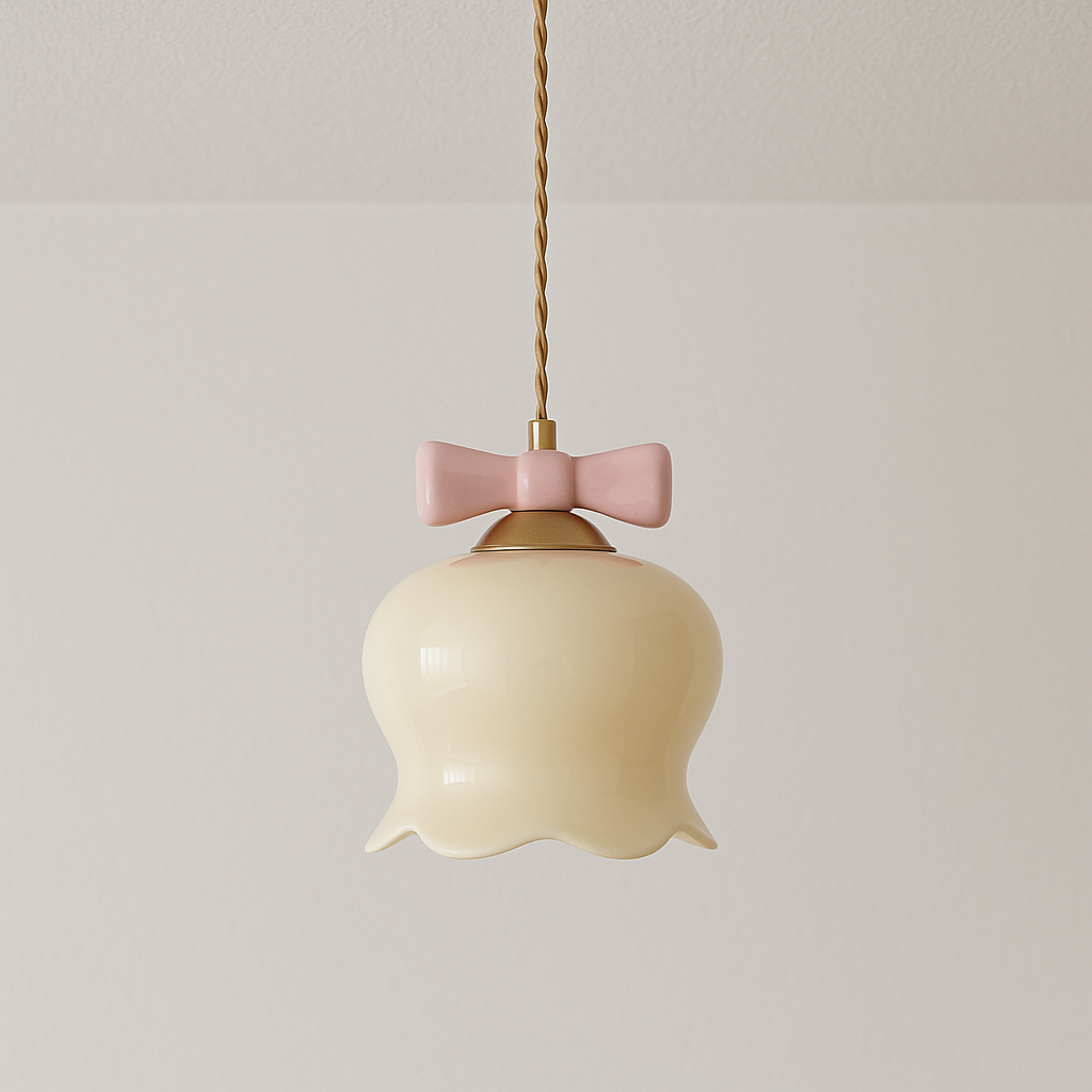 Luminária Pendente Moderna Minimalista Infantil Vidro Sweet