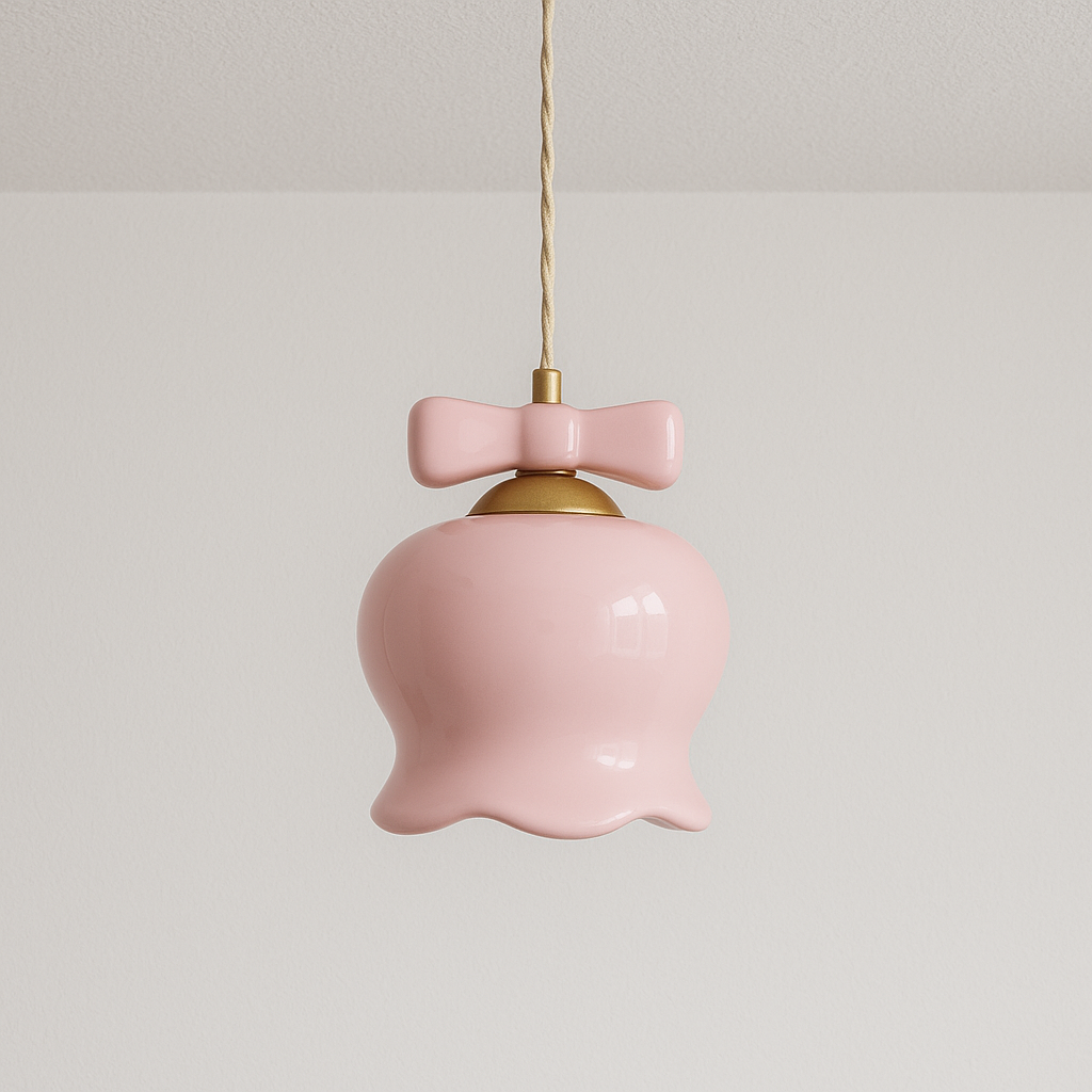 Luminária Pendente Moderna Minimalista Infantil Vidro Sweet