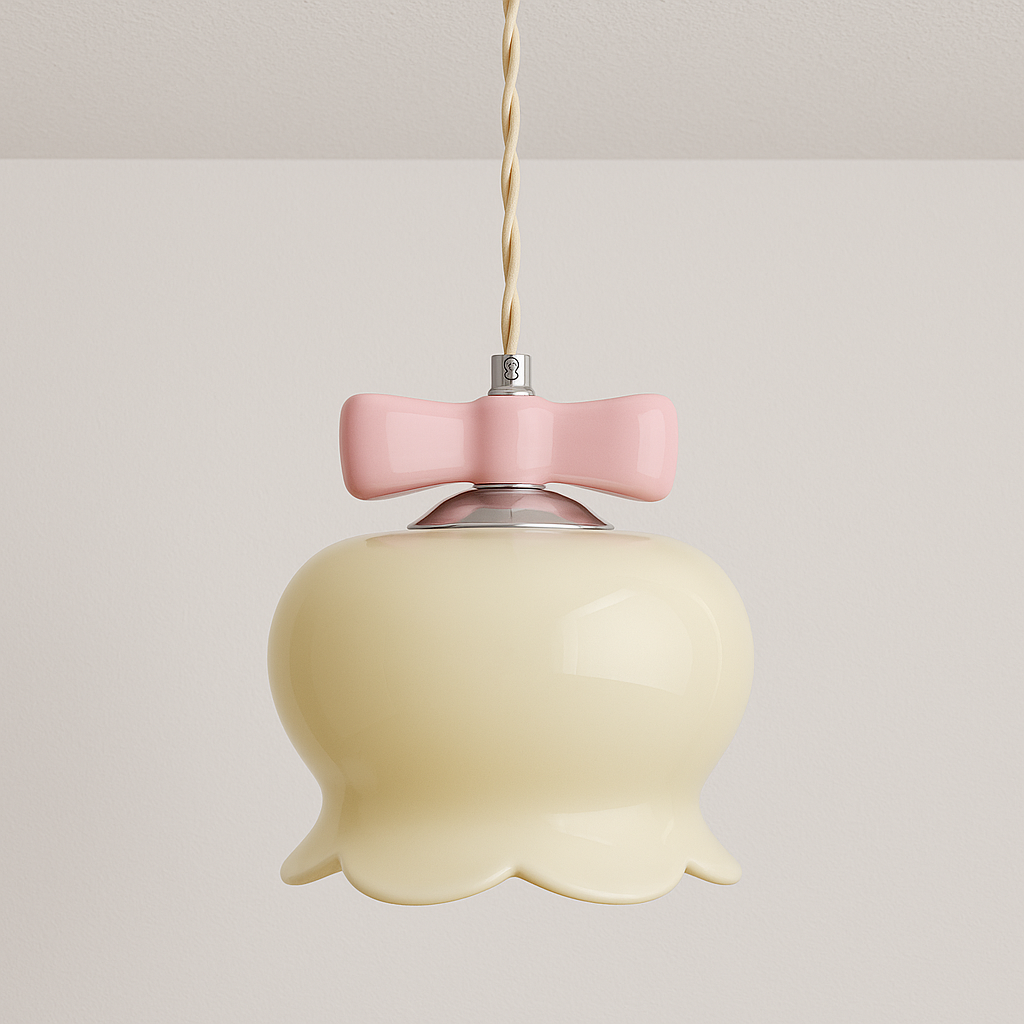 Luminária Pendente Moderna Minimalista Infantil Vidro Sweet
