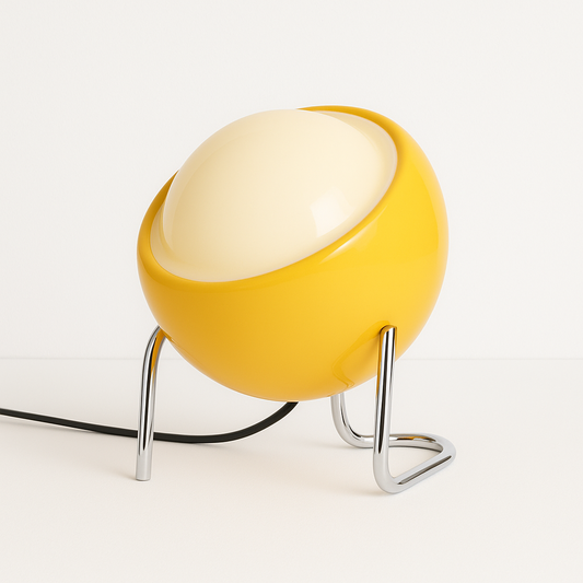 Luminária de Mesa Moderna Minimalista Metal Vidro Kiva