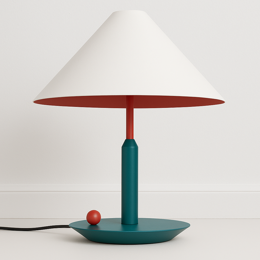 Luminária de Mesa Abajur Moderna Minimalista Metal Jowa