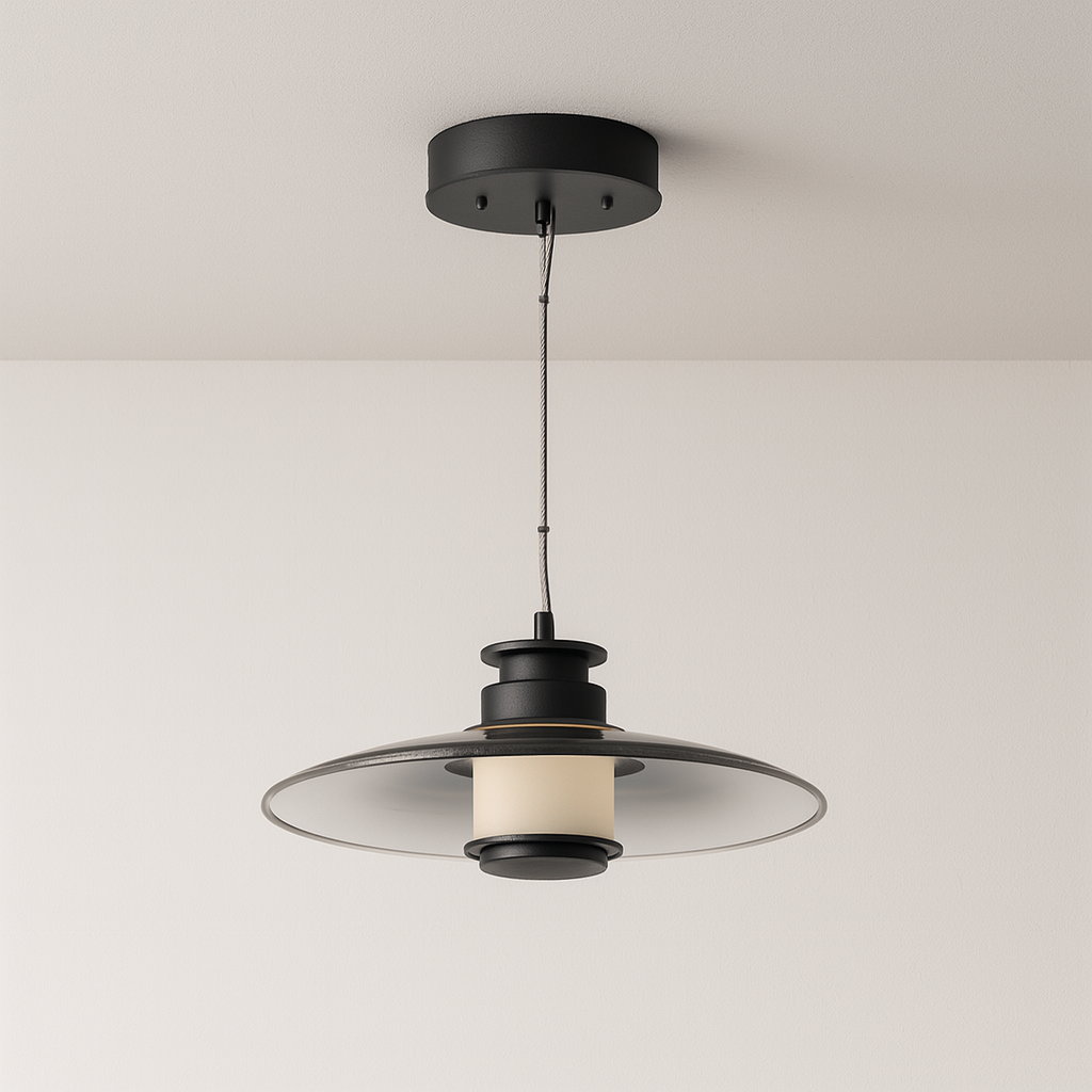 Luminária Pendente Moderno Minimalista Vidro Pounce
