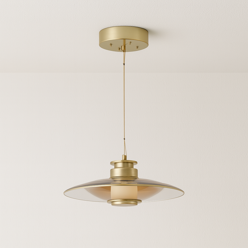 Luminária Pendente Moderno Minimalista Vidro Pounce