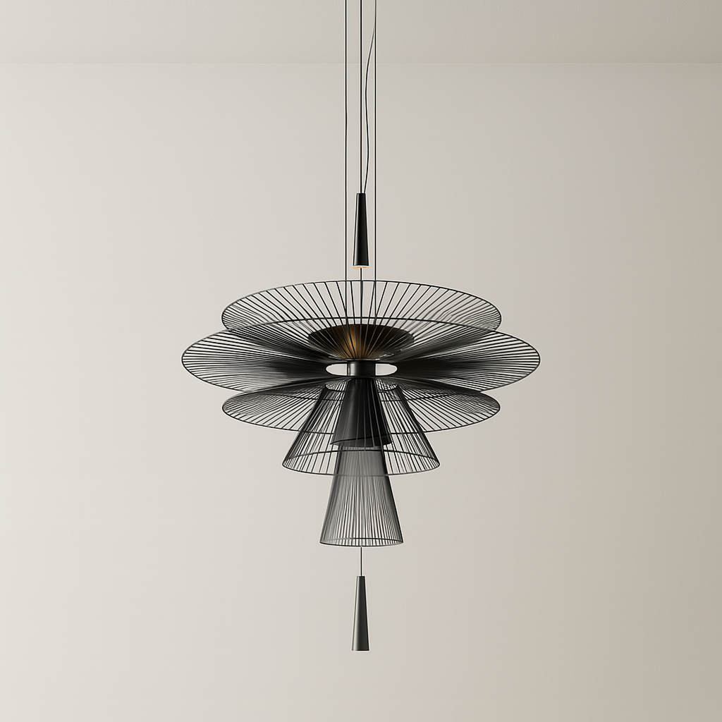 Luminária Pendente Moderna Minimalista Metal LED Sandy