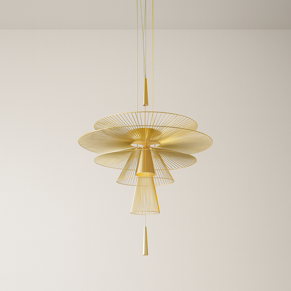 Luminária Pendente Moderna Minimalista Metal LED Sandy