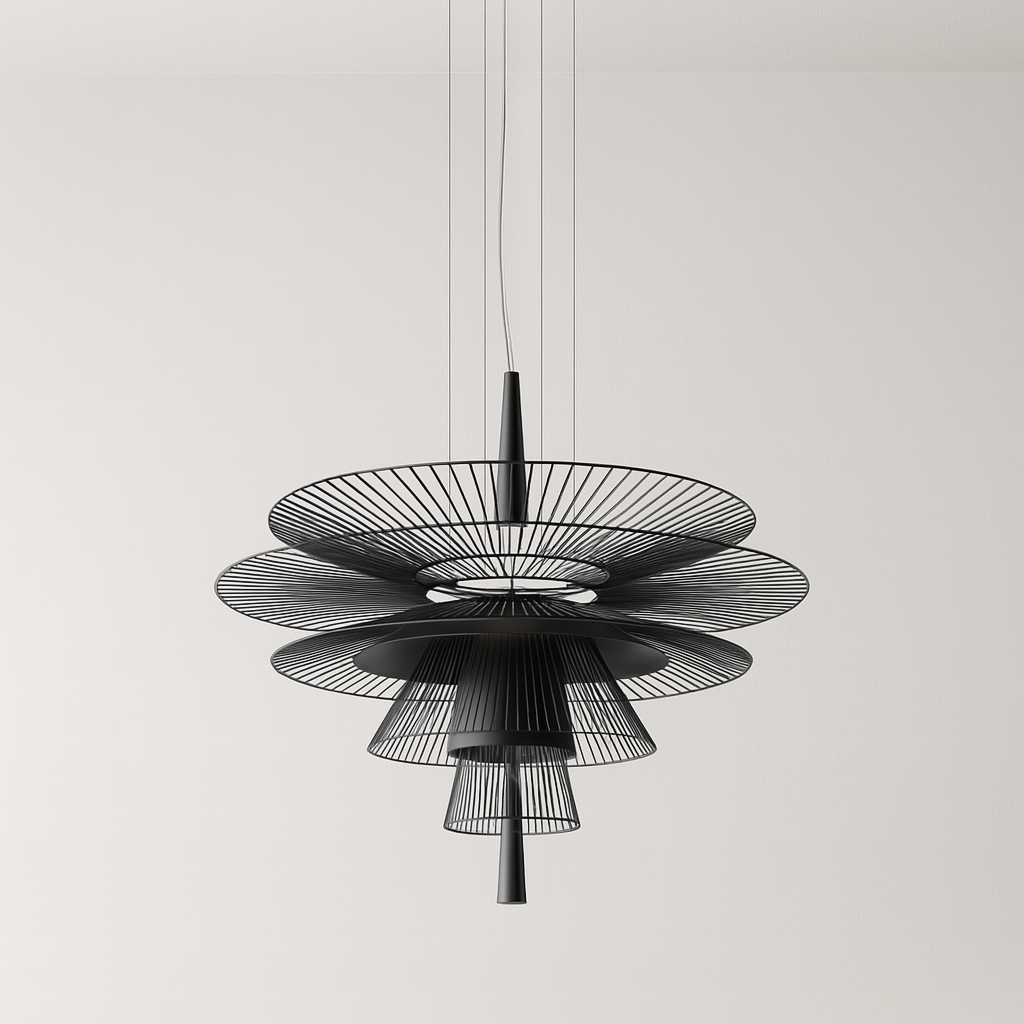 Luminária Pendente Moderna Minimalista Metal LED Sandy