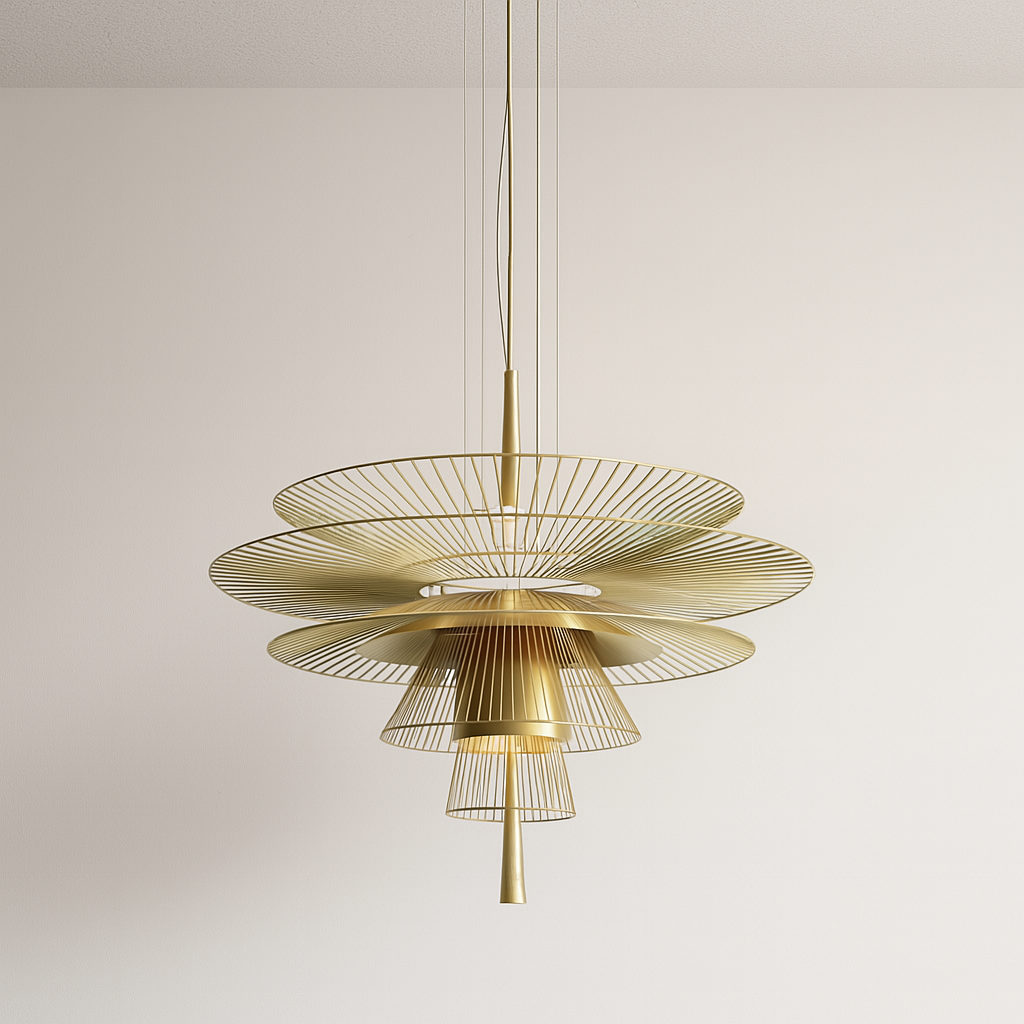 Luminária Pendente Moderna Minimalista Metal LED Sandy