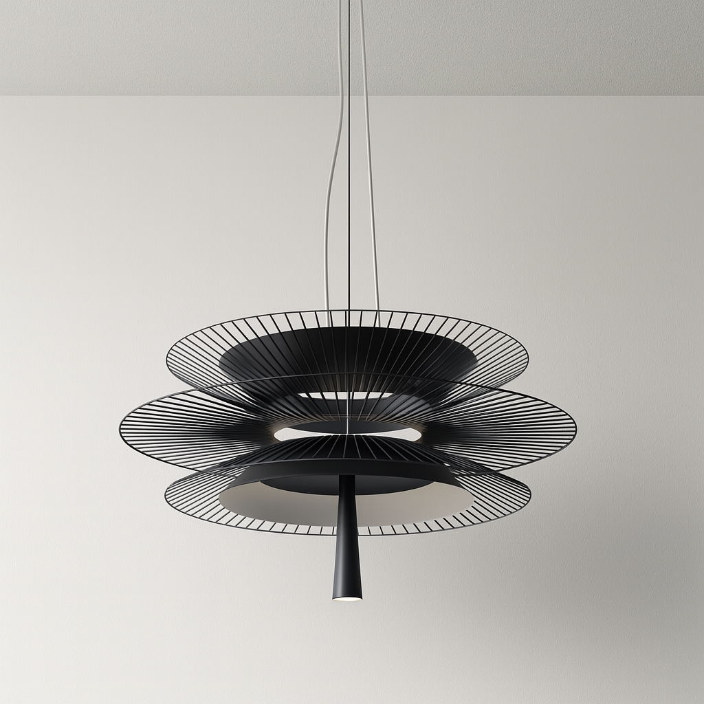 Luminária Pendente Moderna Minimalista Metal LED Sandy