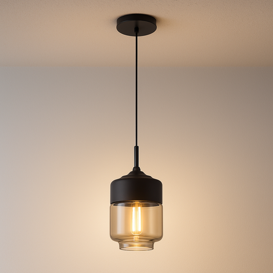 Luminária Pendente Moderno Minimalista Vidro Ceart