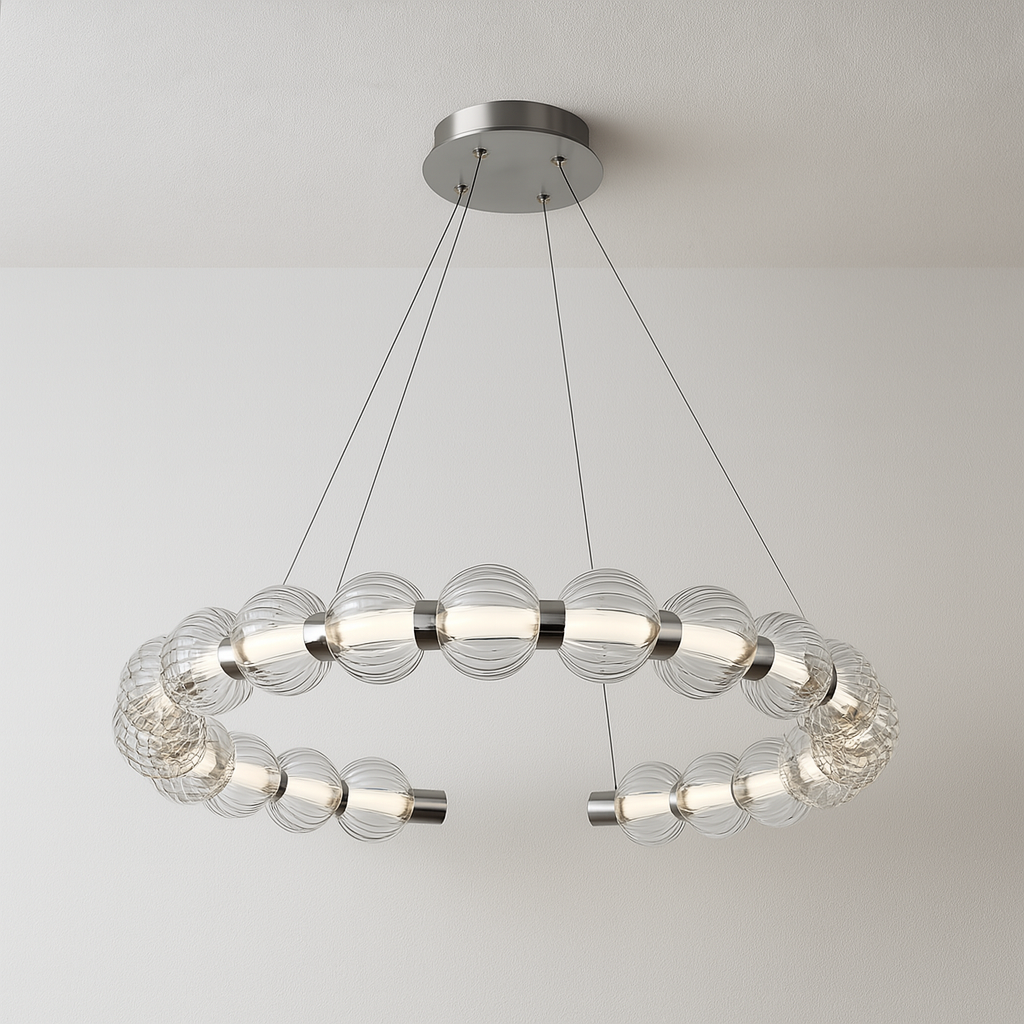 Luminária Pendente Moderna Minimalista LED Vidro Gettori