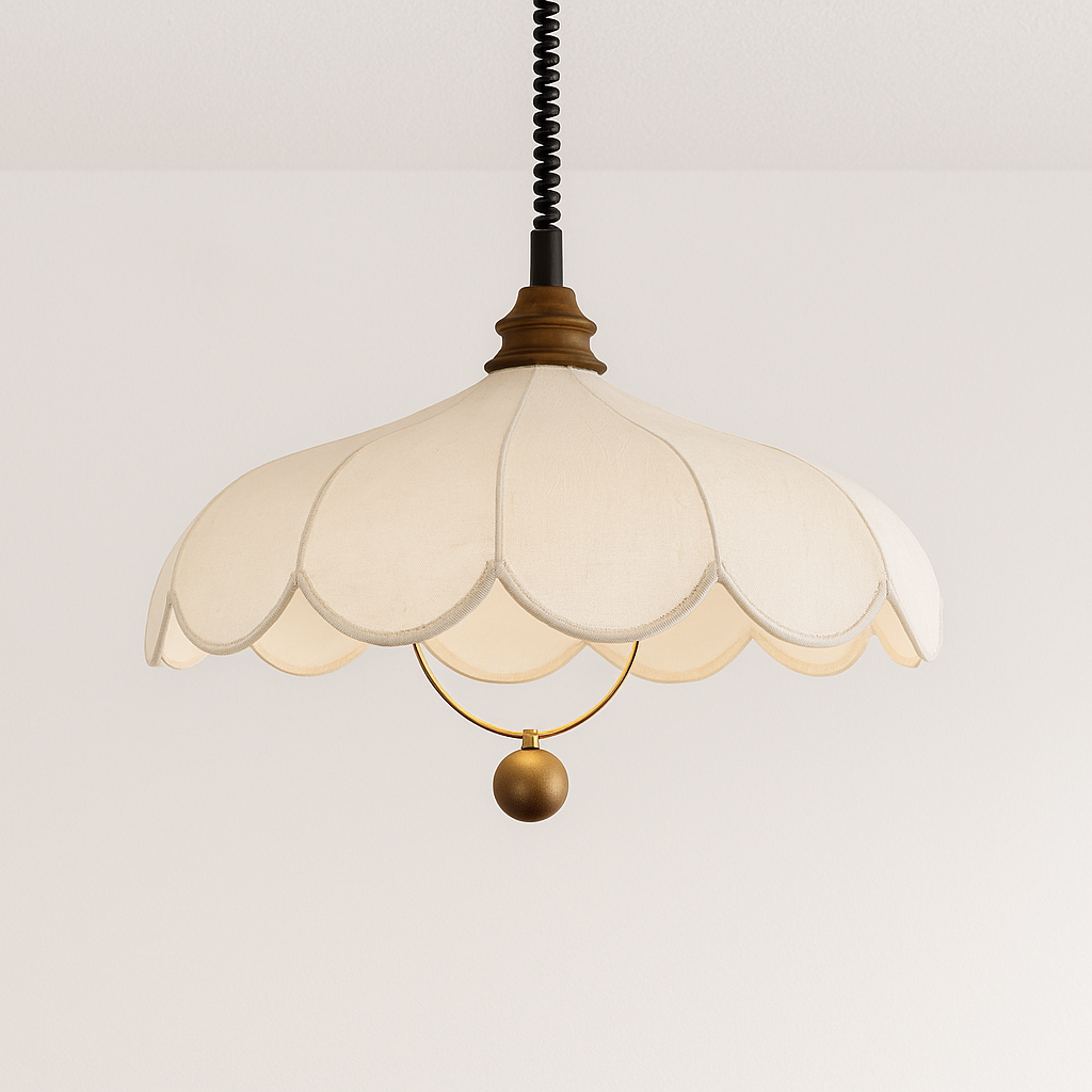 Luminária Pendente Moderna Minimalista Tecido Margi