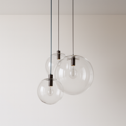 Luminária Pendente Moderno Minimalista Globo de Vidro Dream