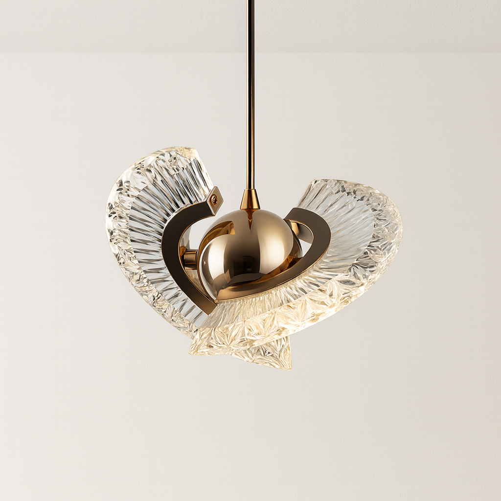 Luminária Pendente Moderno Minimalista Metal Vidro Module