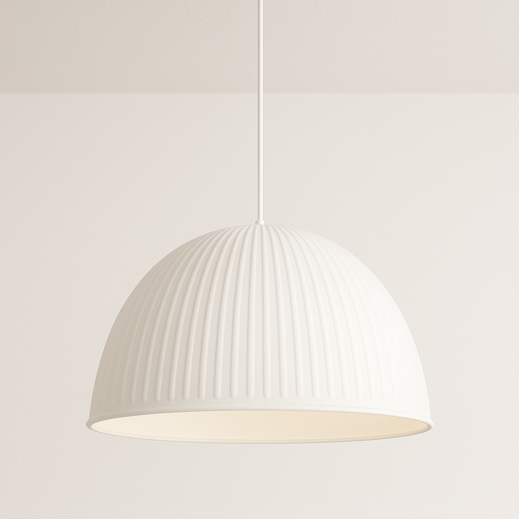 Luminária Pendente Moderno Minimalista LED Resina Ozza