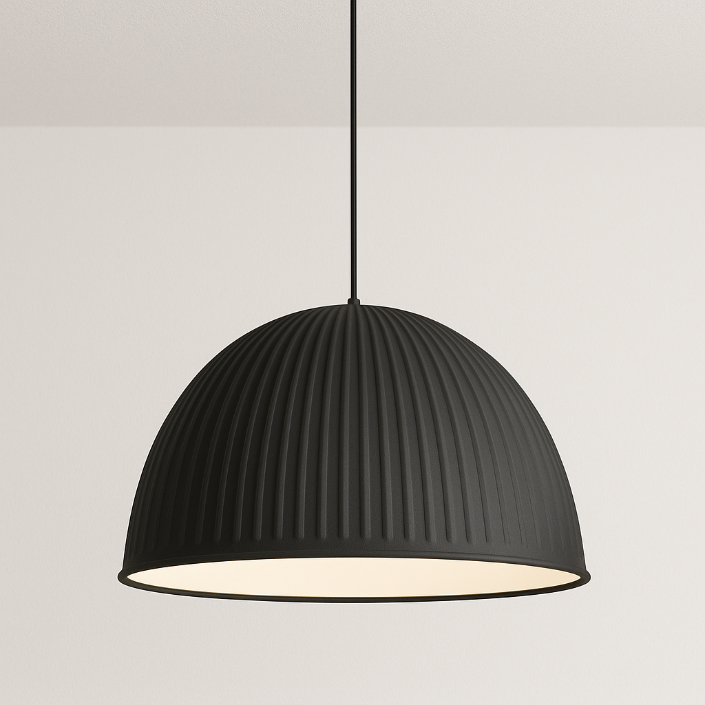 Luminária Pendente Moderno Minimalista LED Resina Ozza