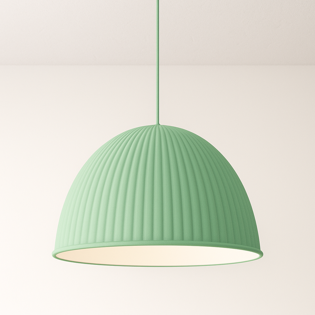 Luminária Pendente Moderno Minimalista LED Resina Ozza