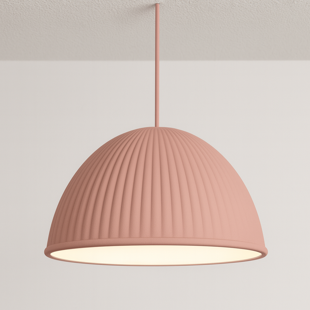 Luminária Pendente Moderno Minimalista LED Resina Ozza