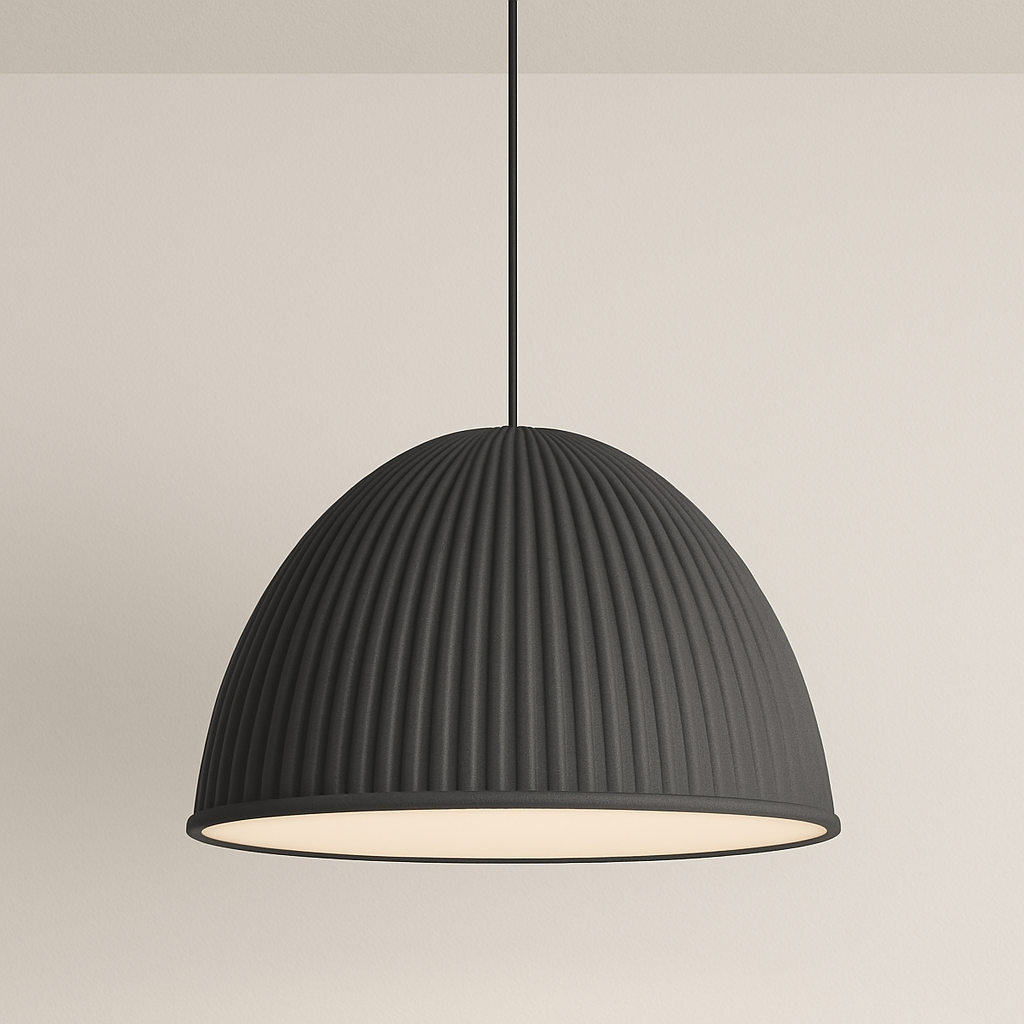 Luminária Pendente Moderno Minimalista LED Resina Ozza